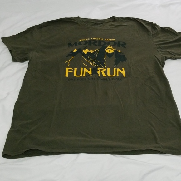 mordor run t shirt